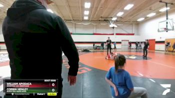 93-100 lbs Cons. Semi - William Apodaca, Riverton USA Wrestling vs Corbin Henley, North Big Horn Rams