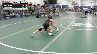 52 lbs Consi Of 16 #2 - Kole Delaney, Smittys Wrestling Barn vs Hunter Mao, None