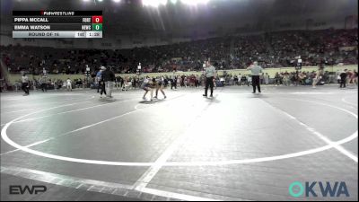 115 lbs Round Of 16 - Pippa McCall, Fort Gibson Youth Wrestling vs Emma Watson, Newcastle Youth Wrestling