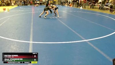 100 lbs 1st Place Match - Isaac Staggemeyer, No-Nonsense vs Payten Sorbel, Flat Earth
