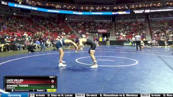 3A-152 lbs Champ. Round 2 - Jack Miller, Pleasant Valley vs Dominic Tigner, Norwalk