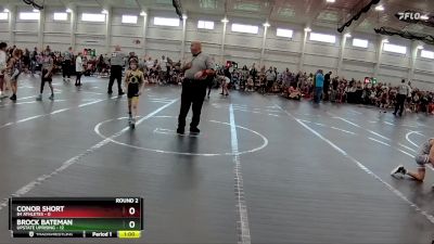 48 lbs Round 2 (8 Team) - Brock Bateman, Upstate Uprising vs Conor Short, 84 Athletes