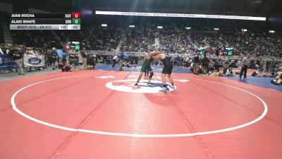 4A-215 lbs Cons. Round 2 - Juan Rocha, Cheyenne East vs Alaki Shafe, Green River