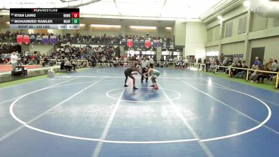 132 lbs Round Of 32 - Ryan Laing, Norwalk vs Mohammed Ramlek, Maloney