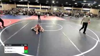 101 lbs Round Of 32 - Maddie Behmer, Valiant College Prep vs Madison Worden, Gold Rush Wr Ac