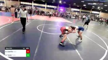 182 lbs Round Of 32 - Kymani Castillo, Thunder WC vs Gabriel Taylor, Poway Elite