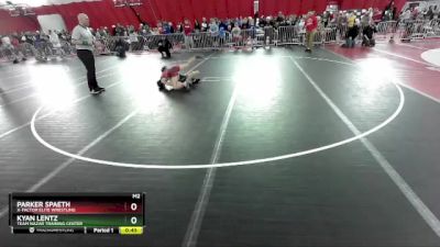 87 lbs Champ. Round 1 - Kyan Lentz, Team Nazar Training Center vs Parker Spaeth, X-Factor Elite Wrestling