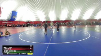 170 lbs Round 1 (6 Team) - Asia Lacy, Team Pink vs Jinet Demanou, Team Red