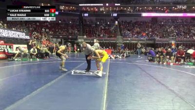 3A-150 lbs Champ. Round 1 - Lucas Stearns, Marion vs Kale Wadle, Norwalk