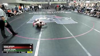 113 lbs Quarterfinals (8 Team) - Noah Woods, Washington vs Hunter Frank, Caledonia-Houston
