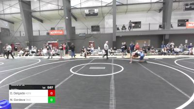 144 lbs Round Of 32 - Dominic Delgado, Hotshots Wrestling vs Nicolas Cordova, Takedown Express W/C