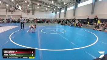 58 lbs Semifinal - Tripp Flores Iii, Spartan Mat Club vs Cole Schindel, Liberty Warriors Wrestling Club