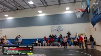 132/138 Round 5 - Ayden Surratt, Mat Militia vs Kamari Coleman, Kings Mountain Wrestling Club