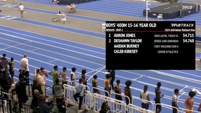 Youth Boys' 400m, Prelims 1 - Age 15-16