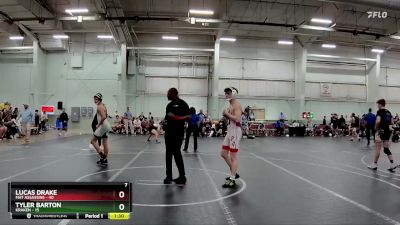 140 lbs Round 5 (8 Team) - Lucas Drake, Mat Assassins vs Tyler Barton, Kraken