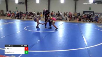 135 lbs Semifinal - Alexandria Alli, Stieber Elite vs Millie Azlin, Okwa