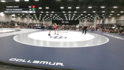 115 lbs Cons. Sub-semis - Gabriel White, Maysville Youth Wrestling vs Kiptyn Youngblut, Immortal Athletics WC