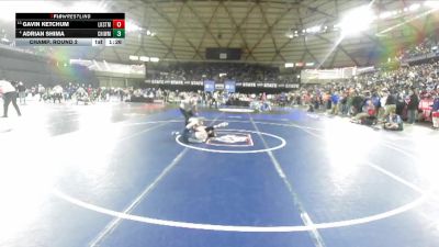 Boys 4A 126 lbs Champ. Round 2 - Gavin Ketchum, Lake Stevens vs Adrian Shima, Chiawana