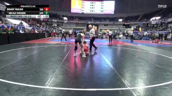 7A 113 lbs Quarterfinal - Micah Swiger, Daphne vs Brady Walsh, Thompson HS