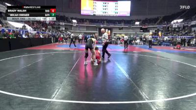 7A 113 lbs Quarterfinal - Micah Swiger, Daphne vs Brady Walsh, Thompson HS