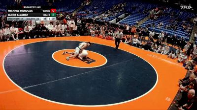 138 lbs Finals (8 Team) - Michael Mendoza, Washington vs Jacob Alvarez, Elmhurst (IC Catholic)