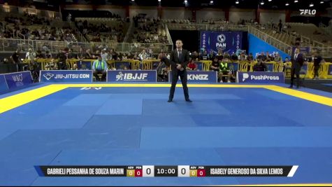 Isabely Generoso Da Silva Lemos vs Gabrieli Pessanha De Souza Marin 2025 Pan Jiu Jitsu IBJJF Championship