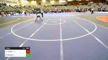 145 lbs Consi Of 16 #1 - Ethan Leaton, Salem Elite Mat Club vs Gianni Barajas, Nevada Elite