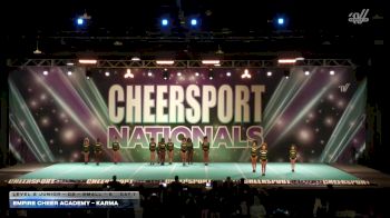 Empire Cheer Academy - Karma [2026 L2 Junior - D2 - Small - B Day 1] 2026 CHEERSPORT National All Star Cheerleading Championship