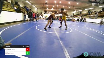 155 lbs Rr Rnd 5 - RJ Grant, Pryor Tigers vs Braylon Hart, Salina Wrestling Club