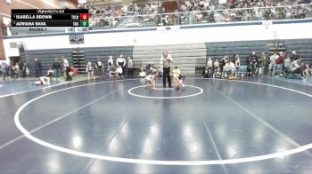 64 lbs Round 2 - Isabella Brown, Team Real Life Wrestling vs Adriana Nava, Sublime Wrestling Academy