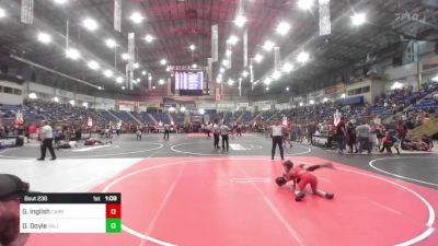 65 lbs Semifinal - Gannon Inglish, Carrington Pitcrew vs DeShawn Doyle, Valley Bad Boys