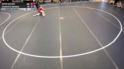 Champ. Round 2 - Hattie Mathre, Guerrilla Wrestling Club vs Charlotte Rehbein, Forest Lake Rangers