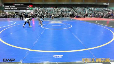 60 lbs 5th Place - Emma Whited, Florida Scorpions vs Maisyn Malone, Bartlesville Wrestling Club
