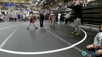 75 lbs Rr Rnd 1 - Emmeline Bowerman, Plainview Youth Wrestling Club vs Aubree Mcguire, Redskins Wrestling Club