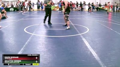 167 lbs Cons. Round 2 - Braxton Gerber, Eagles Wrestling Club vs Gavin Bodnar, Alpha Elite