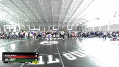 120 lbs Cons. Round 6 - Ava Parker, Spanish Springs vs Addison Call, Bear River