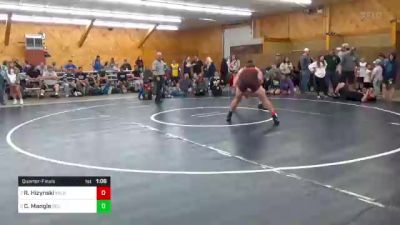 220 lbs Quarterfinal - Richie Hizynski, Wilkes-Barre vs Chris Mangle, Selinsgrove