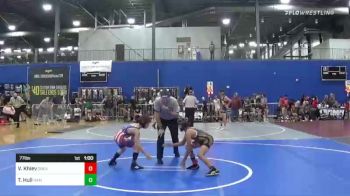 77 lbs Consi Of 8 #2 - Vannak Khiev, Dream Crushers vs Tanner Hull, Hammer Time Wrestling