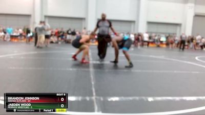 215 lbs Round 3 (6 Team) - Brandon Johnson, Indiana Outlaws vs Jaeden Wood, Pedraza Wrestling