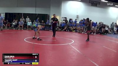 97 lbs Round 2 (8 Team) - Zahn Beal, Wisconsin vs Tanner Hunt, Georgia