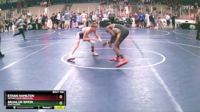 112 lbs Champ. Round 1 - Ethan Hamilton, Victory Elite Wrestling vs Branlun Simon, Unattached