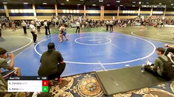 126 lbs Round Of 32 - Nicholas Zamora, Warrior Trained vs Andon Beldo, Golden Hawks