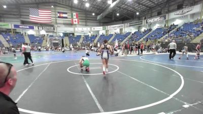 130 lbs Round Of 16 - Lillianna Lopez, Duran Elite vs Breck Lohr, St. Francis WC