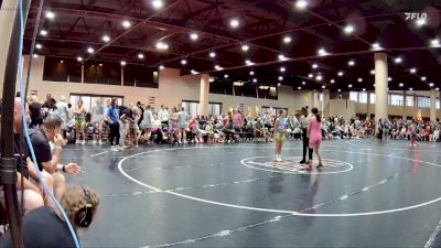 92 lbs Round 1 (4 Team) - Haylee Johnson, BRAWL Black vs Cadence Aultman, Fairly Odd Wrestlers