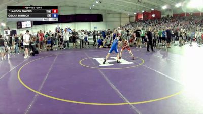 78 lbs Semis - Landon Owens, Team Donahoe Wrestling Club vs Oscar Minnick, Knights Wrestling Club