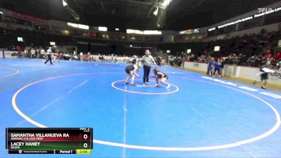 120 lbs Champ. Round 2 - Lacey Haney, Basha vs Samantha Villanueva Ramirez, Arizona College Prep