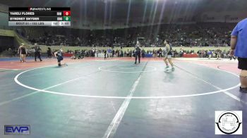 105 lbs Quarterfinal - Yareli Flores, Raw Wrestling Club vs Syndney Snyder, Kingfisher YellowJackets