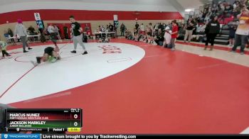 68-74 lbs Round 2 - Jackson Markley, Junior Bulldogs vs Marcus Nunez, Fort Morgan Wrestling Club