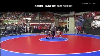 106 lbs Champ. Round 1 - Trent Eck, Andale vs Korbyn Newberry, Columbus