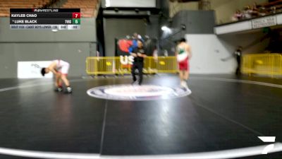 Junior Boys - 126 lbs Champ. Round 1 - Isaac Diaz, South Bakersfield High School Wrestling vs Kaeyo Nadonza, El Camino SSF High School Wrestling